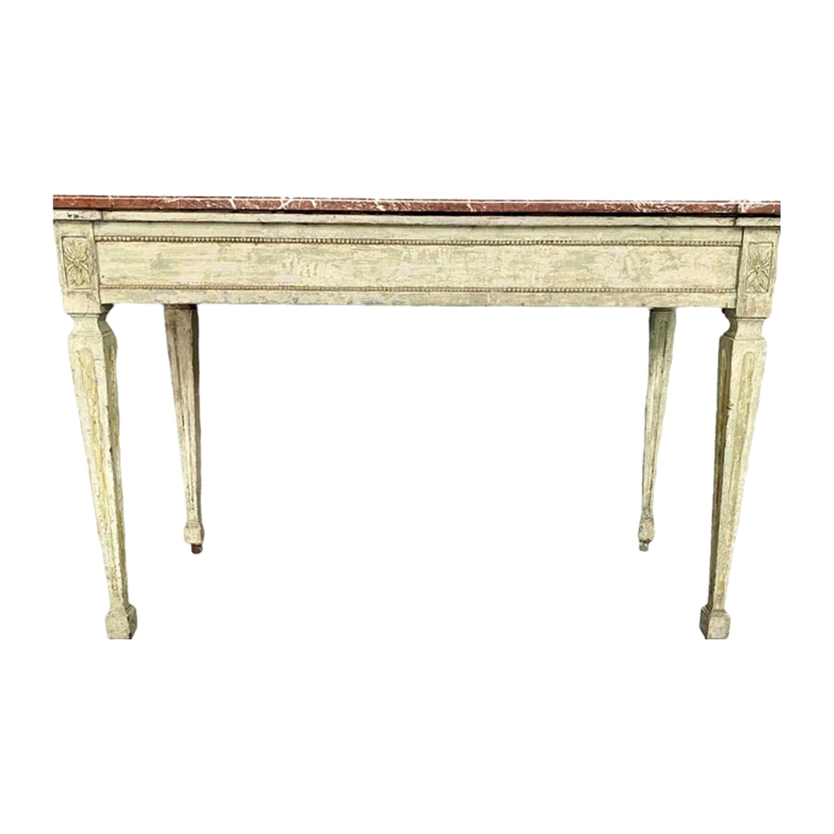 Antique Italian Neoclassical Style Console on a white background