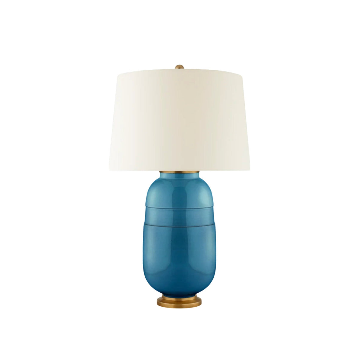 Aqua Newcomb Medium Table Lamp, shown on a white background