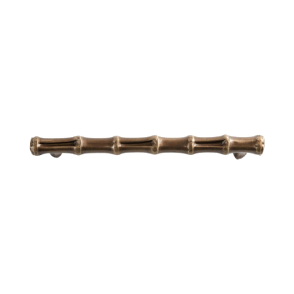 Bamboo Brass Pull Medium on white