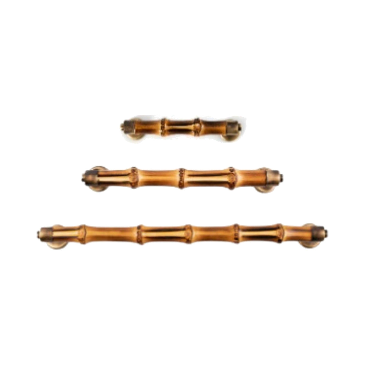 Bamboo and Brass Pulls on white