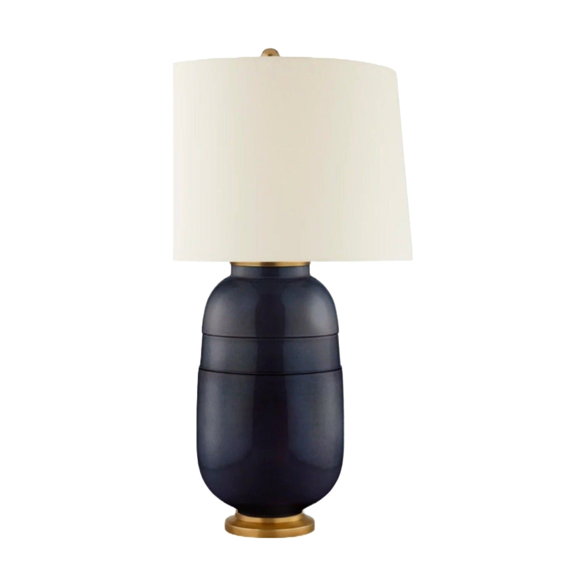 Black Newcomb Medium Table Lamp, shown on a white background