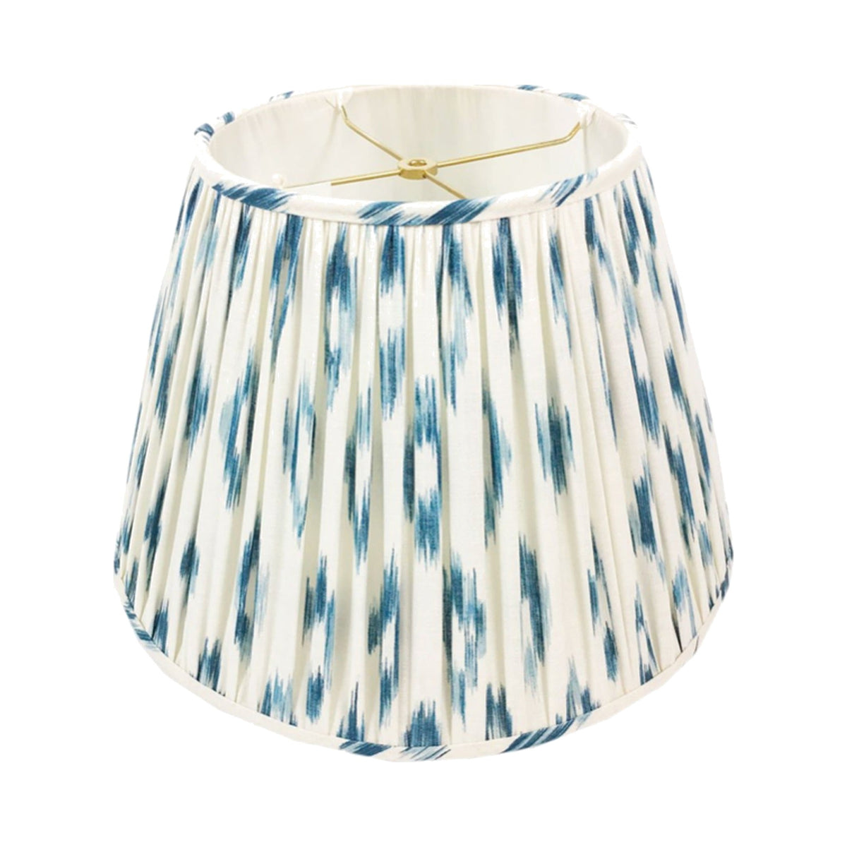 Preeti Ikat Empire Lampshade on white