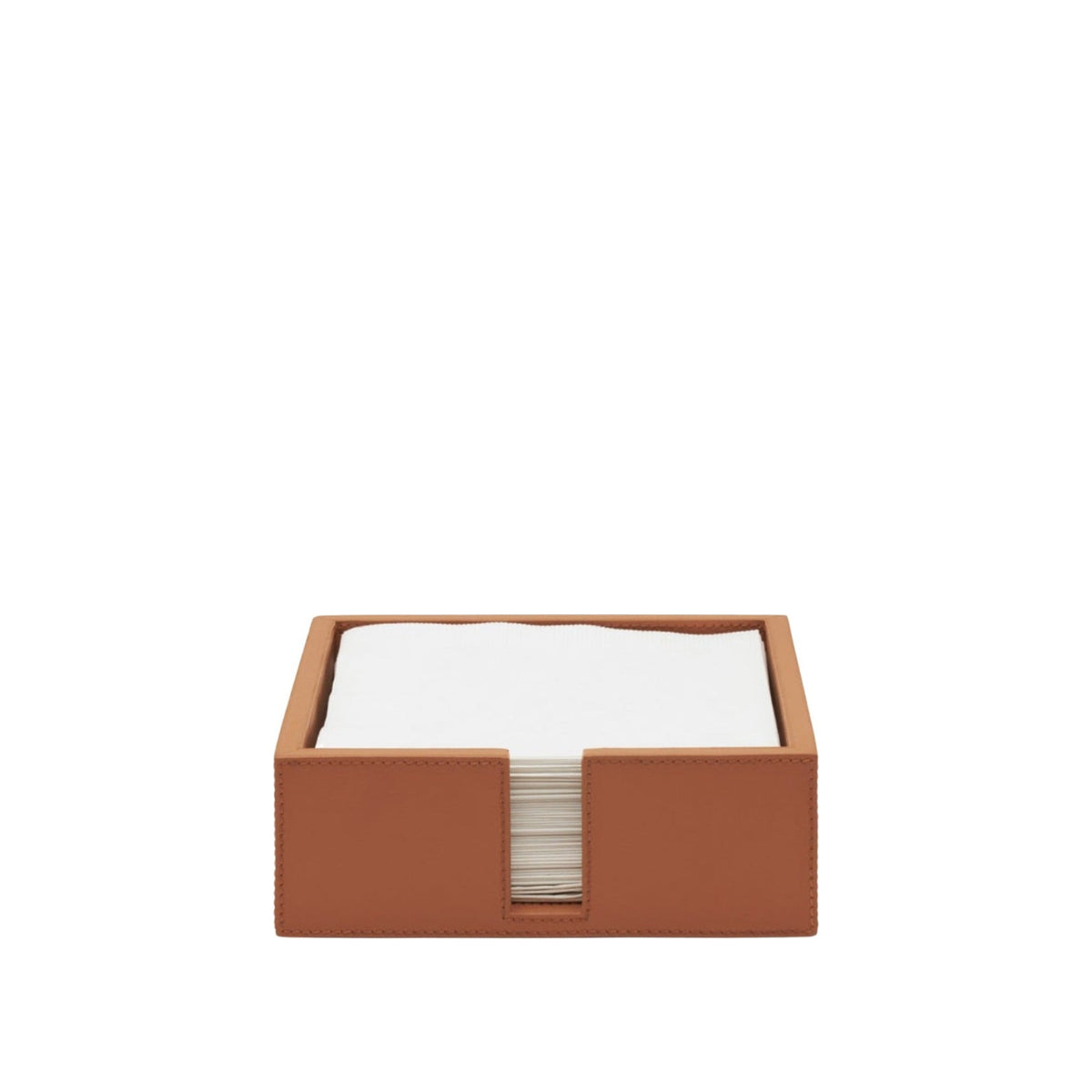 Brisbane luncheon napkin holder, shown on a white background