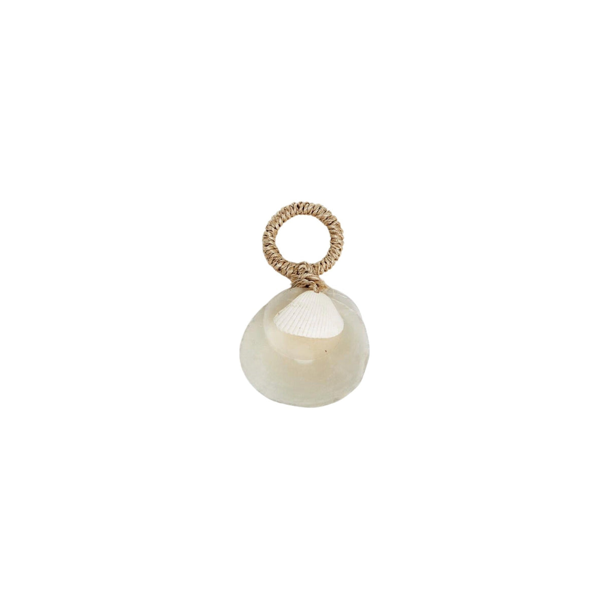 Capiz Shell Napkin Ring, Set of 4, shown on a white background