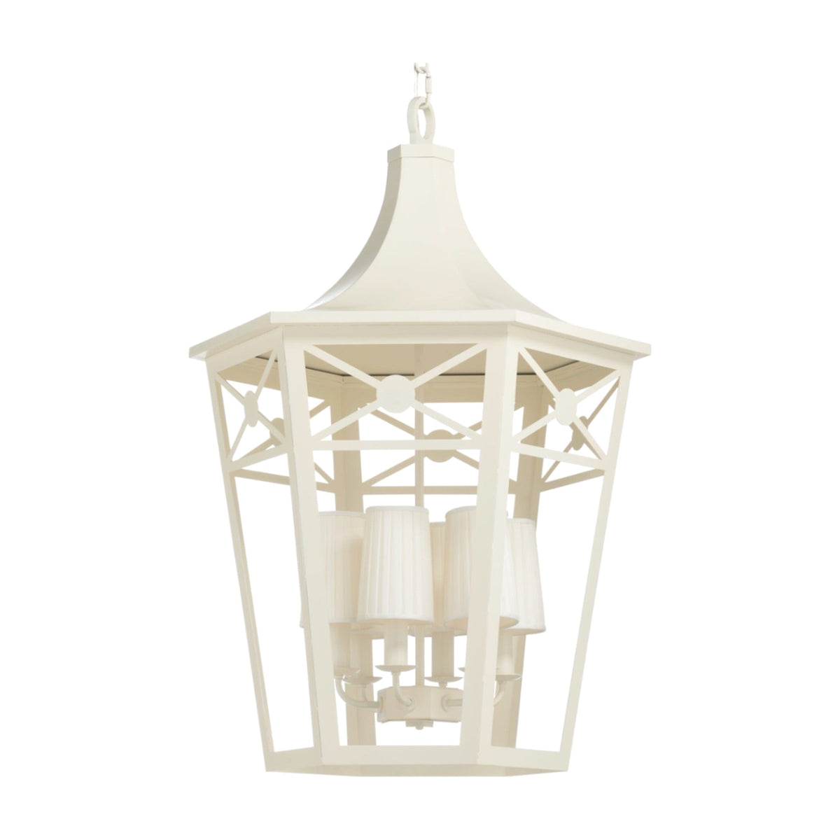 Church Court Lantern ceiling light on white