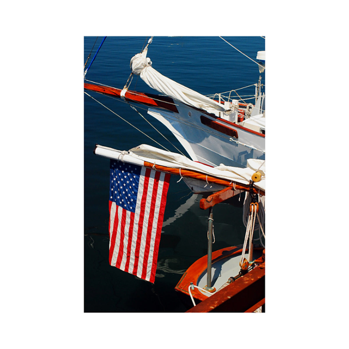 The Nautical Patriot, framed art