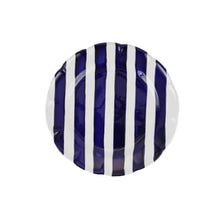 Amalfitana Cobalt Blue Stripe Dinner Plates