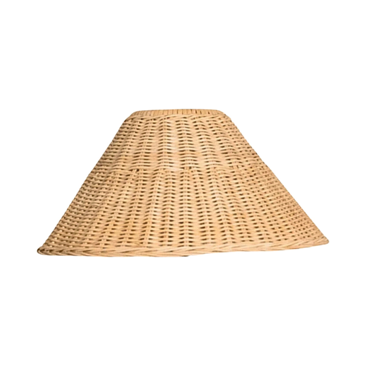 Empire Rattan Lampshade on white
