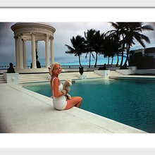 C.Z. By The Pool by Slim Aarons