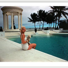 C.Z. By The Pool by Slim Aarons