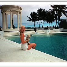 C.Z. By The Pool by Slim Aarons