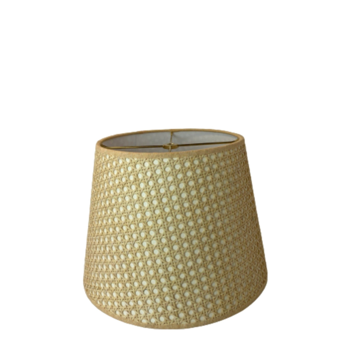 Danielle Rollins Signature Cane Empire Lampshade on white