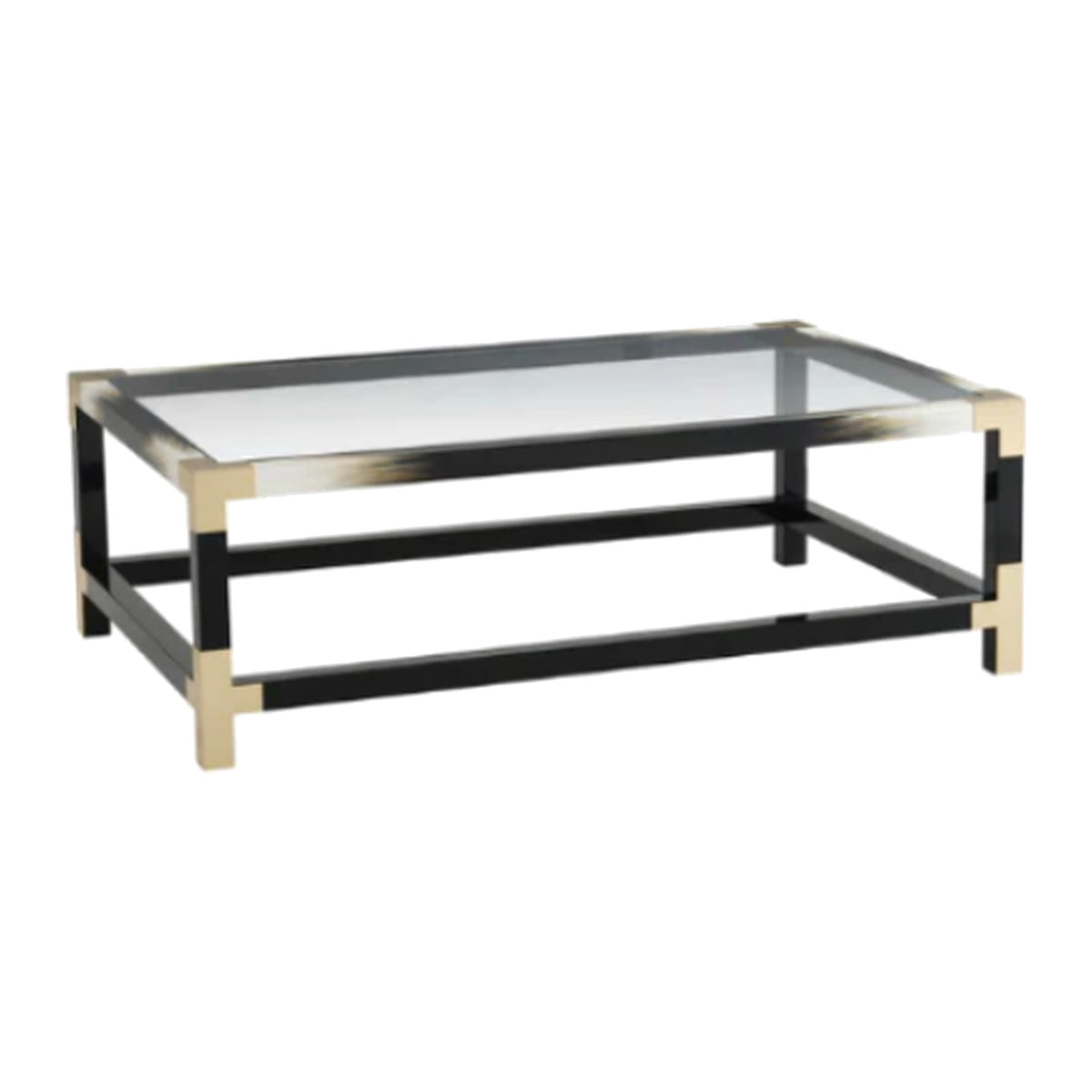 Faux Horn Coffee Table on a white background