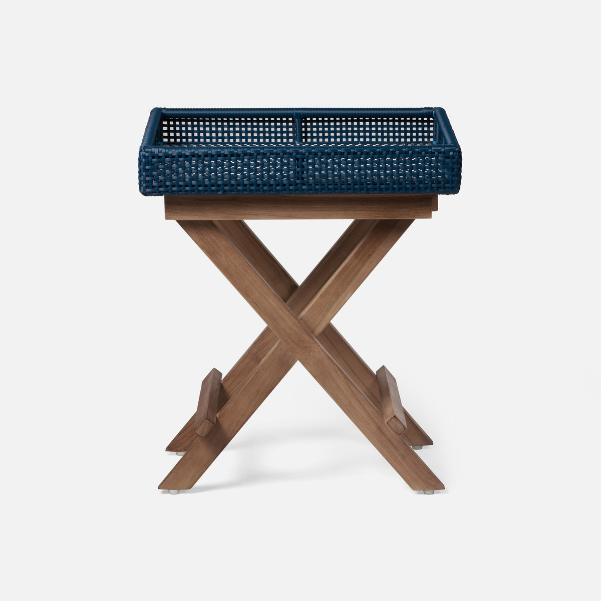 Avanna Side Table - Blue & White