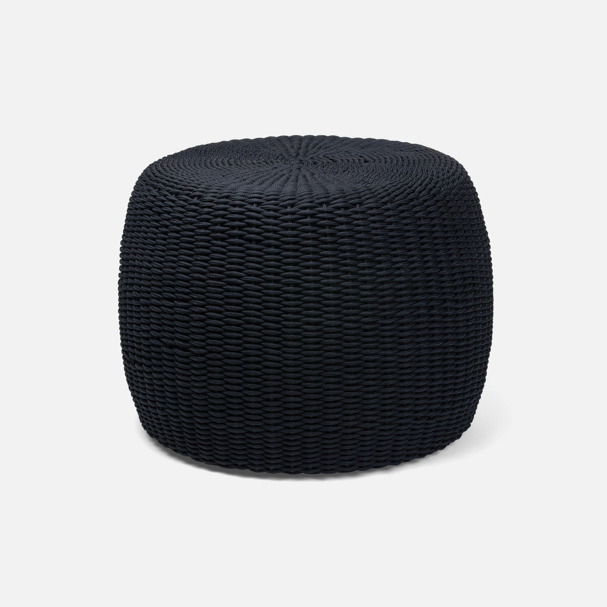 Elias Coffee Table in Dark Navy, 24"D x 18"H