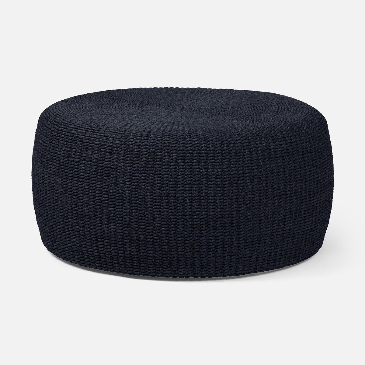 Elias Coffee Table in Dark Navy, 36"D x 18"H