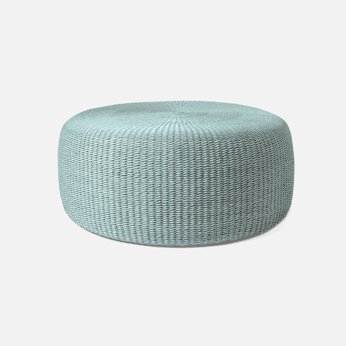 Elias Coffee Table in Arctic Blue, 48"D x 18"H
