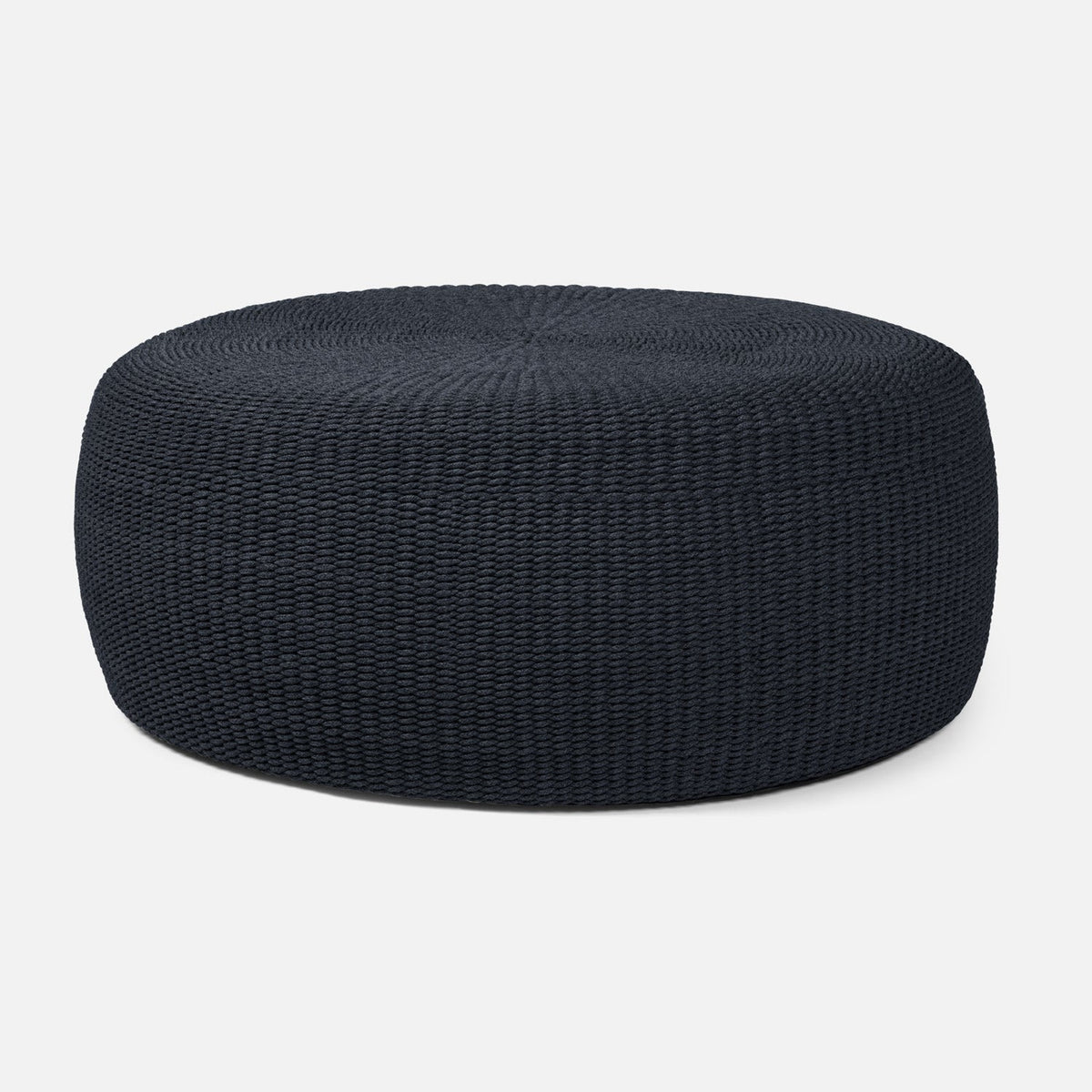 Elias Coffee Table in Dark Navy, 48"D x 18"H