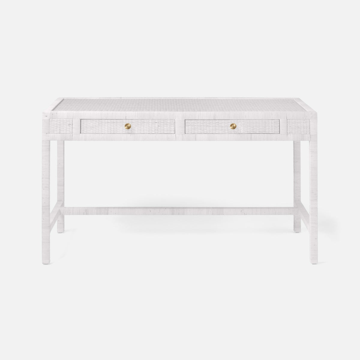 Isla Desk in White, 54"L x 24"W x 31"H