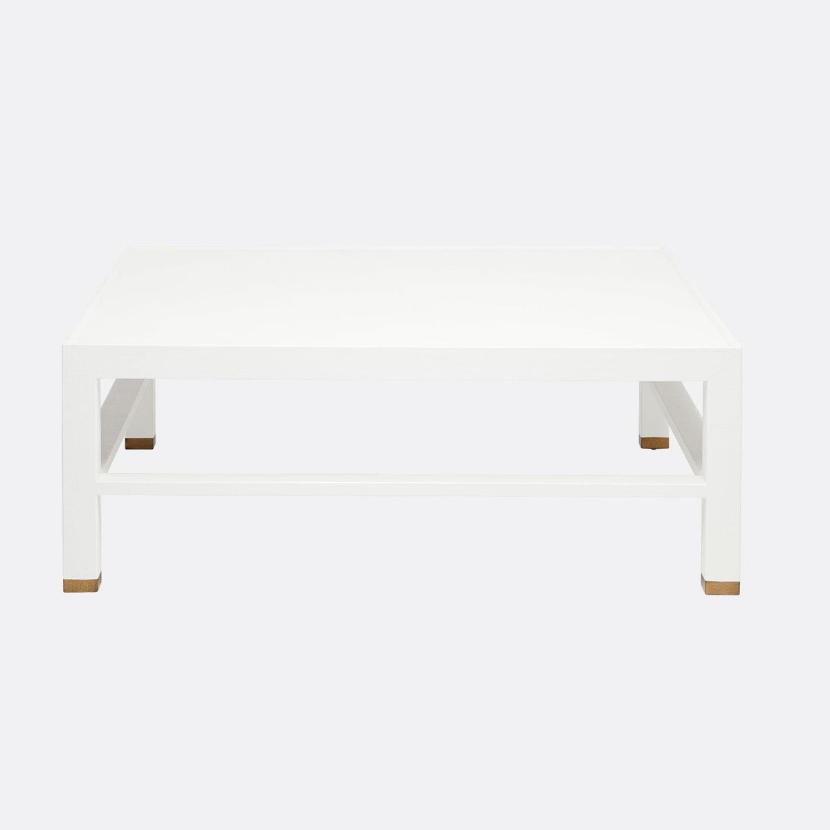 Jarin Coffee Table in Designer White, 48"L x 48"W x 18"H