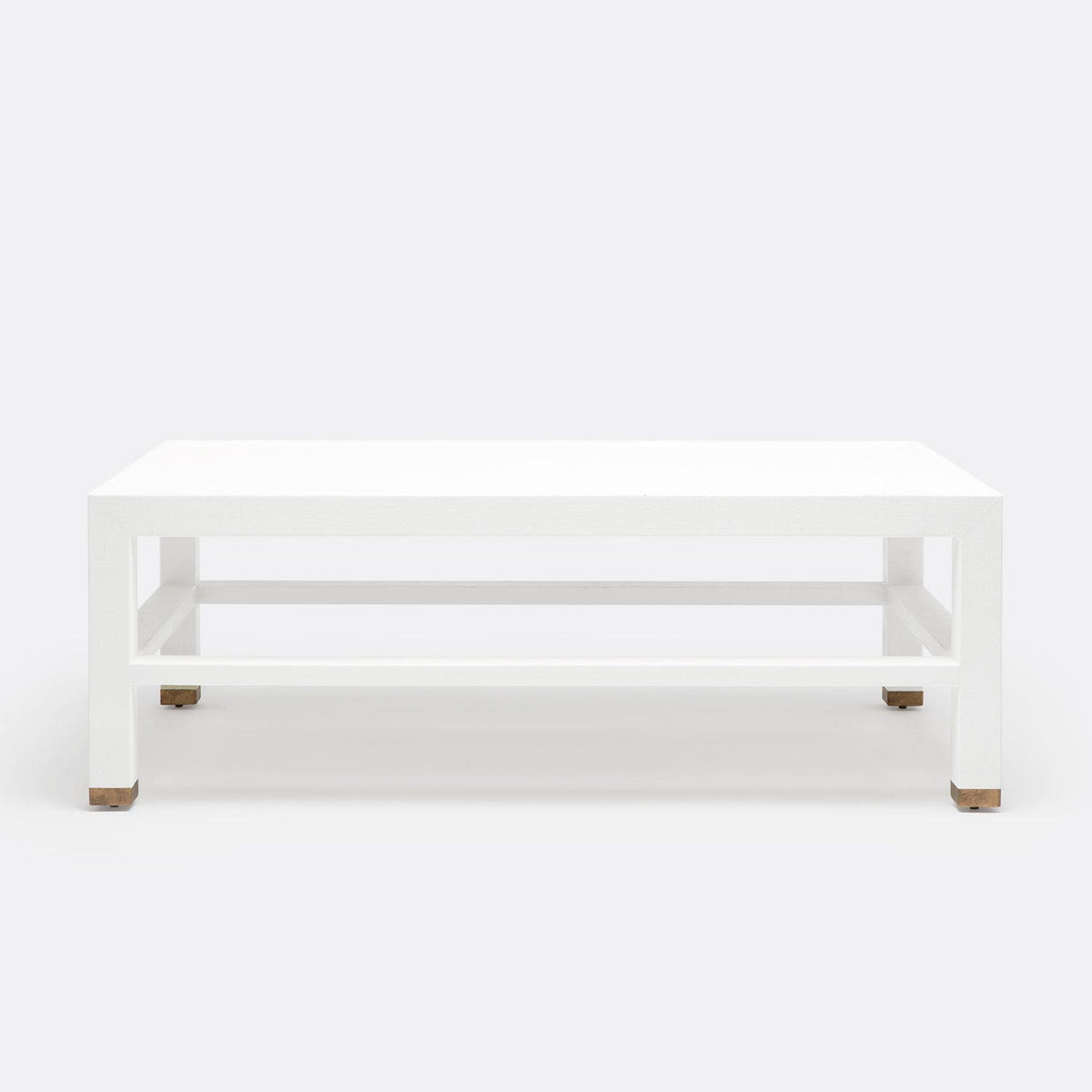 Jarin Coffee Table in Designer White, 52"L x 30"W x 18"H