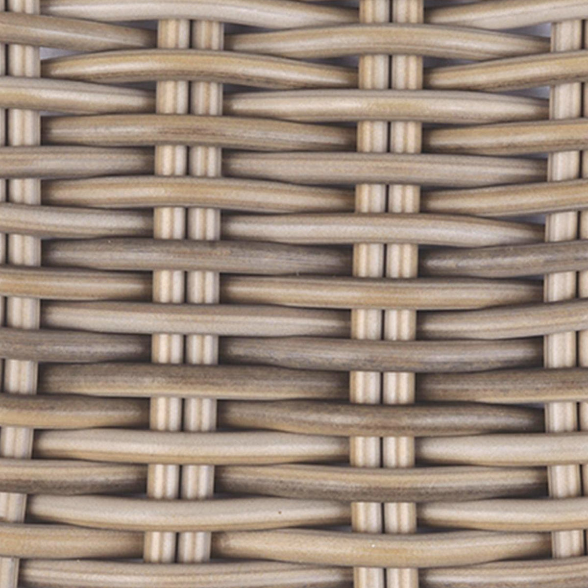 Hamptons Wicker 52" Dining Table on a white background