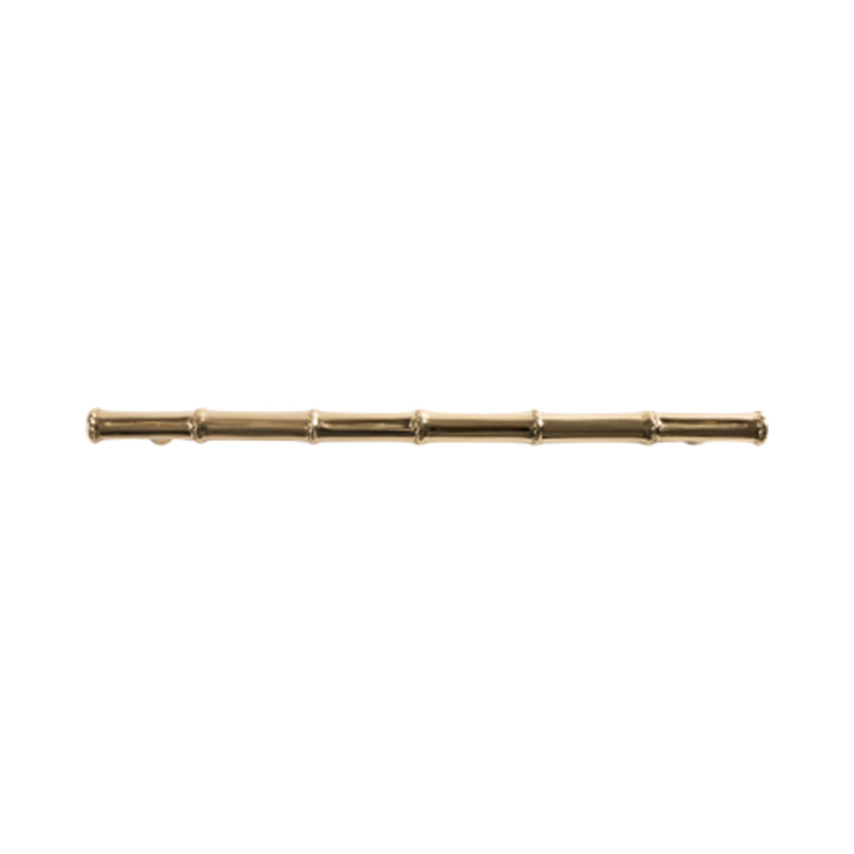 Bamboo Brass Pull Large on white