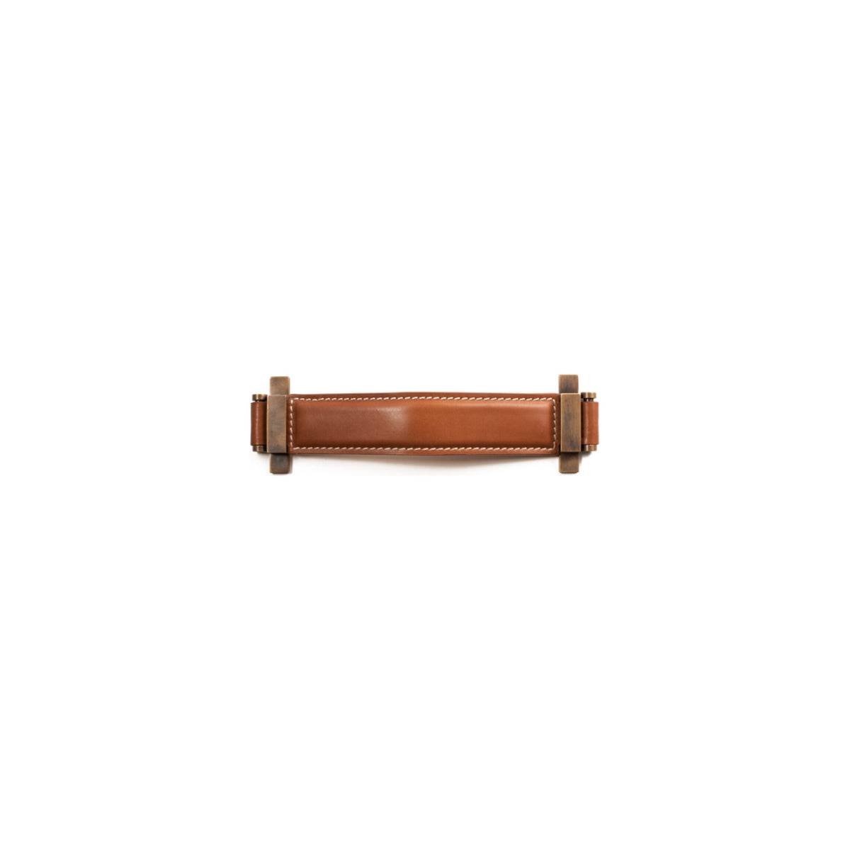 Leather Pull on white