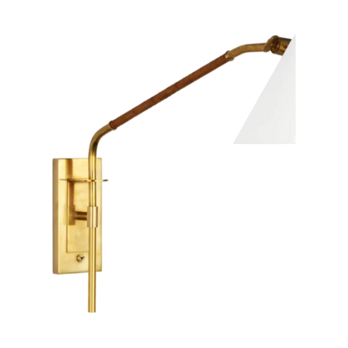 Laken Medium Articulating Wall Light on white