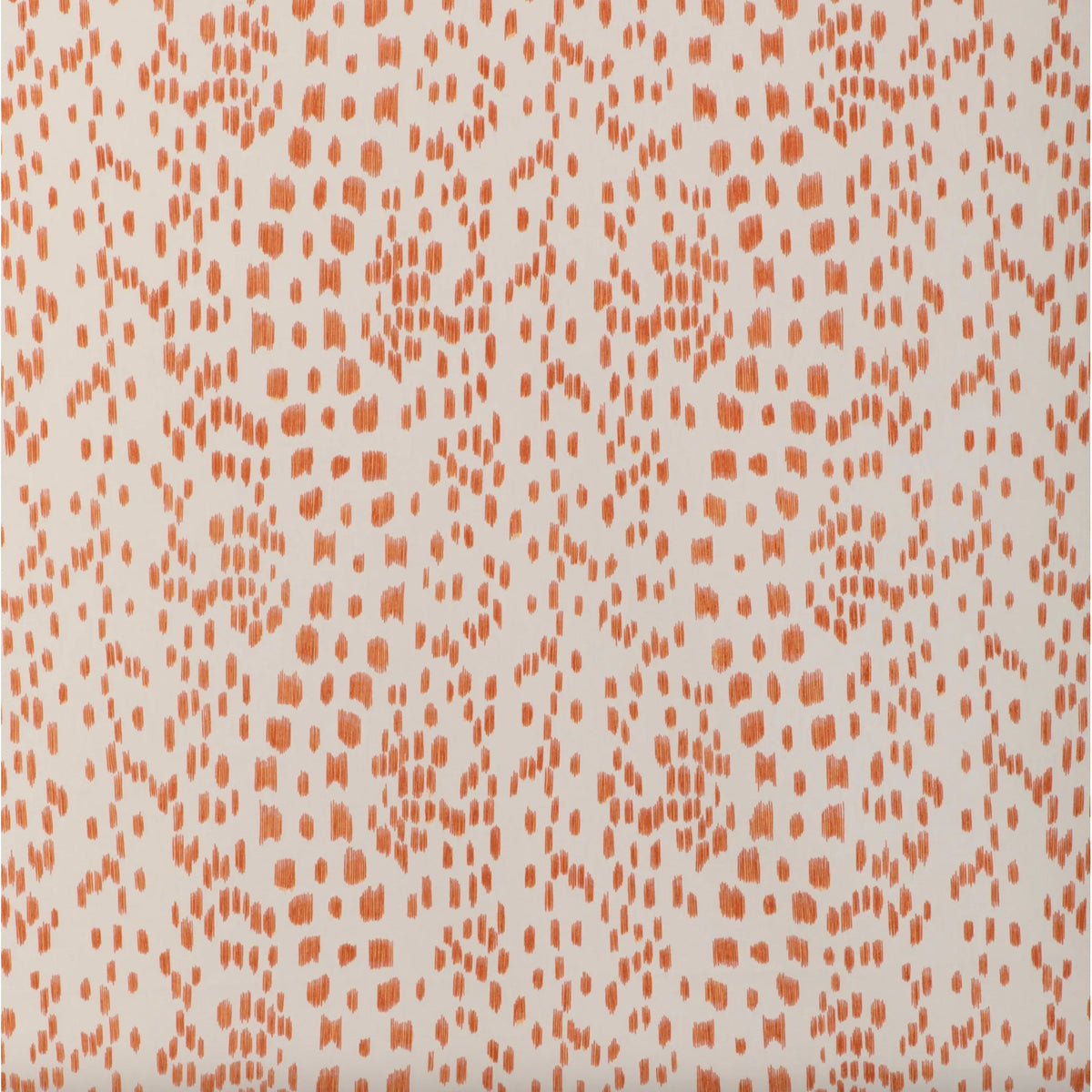 Tangerine Les Touches lampshade fabric swatch