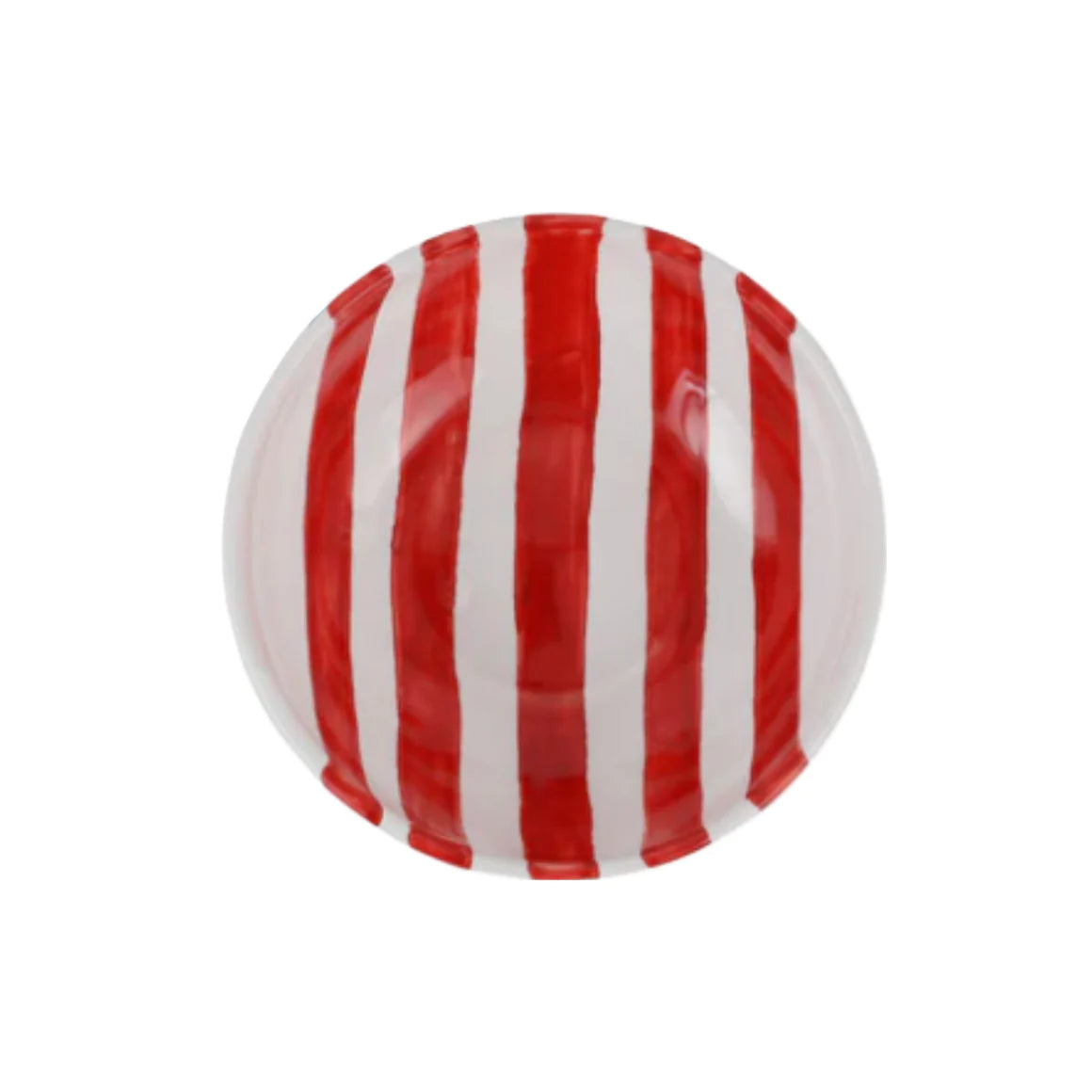 Amalfitana Red Striped Cereal Bowl