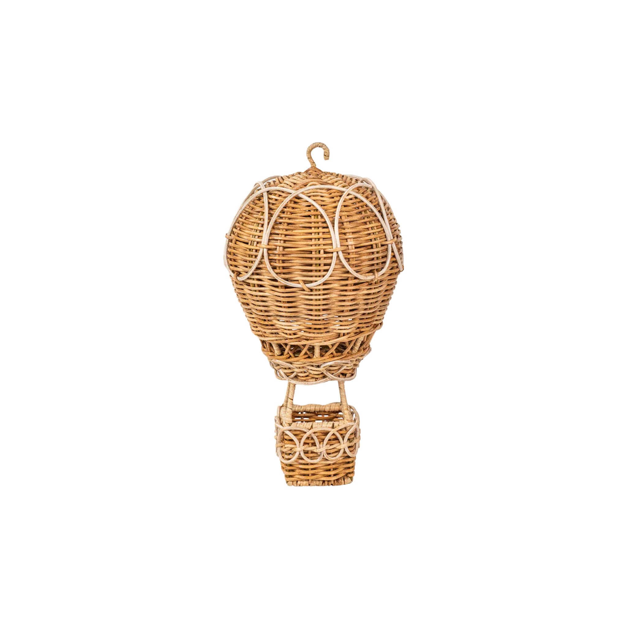 Small Provence Rattan Hot Air Balloon