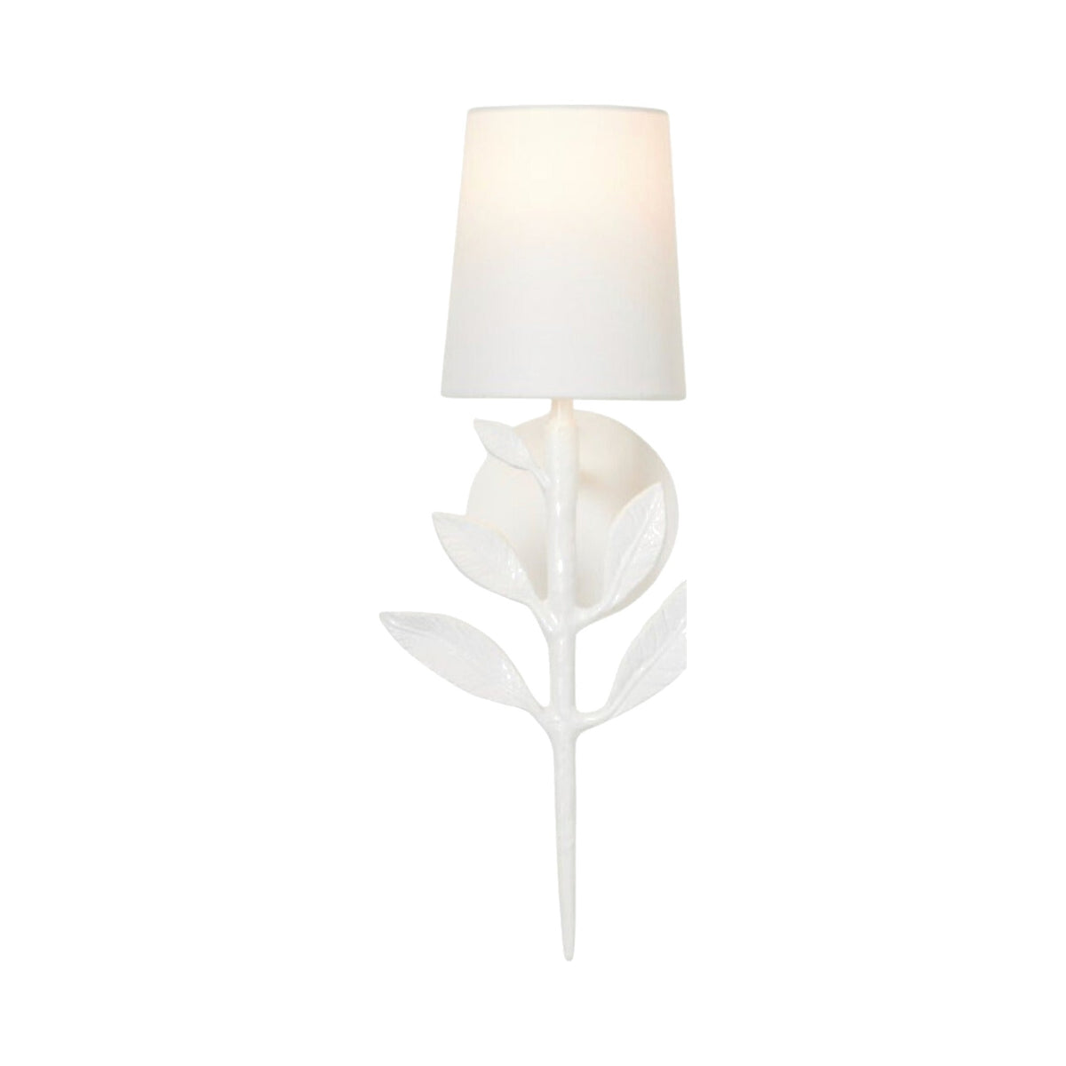 Matte White Emmeline Sconce on white