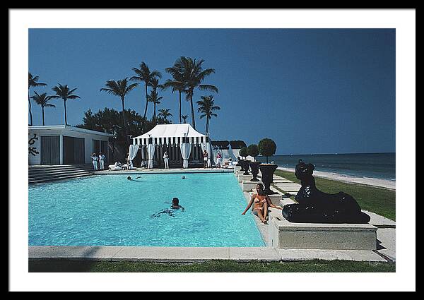 Molly Wilmots Pool by Slim Aarons