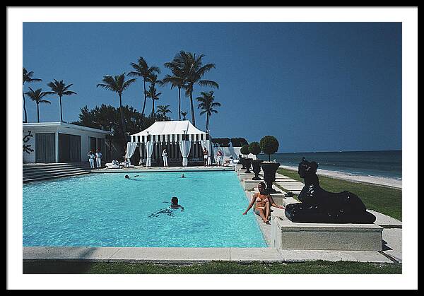 Molly Wilmots Pool by Slim Aarons