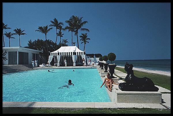 Molly Wilmots Pool by Slim Aarons