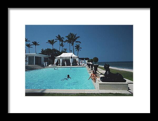 Molly Wilmots Pool by Slim Aarons