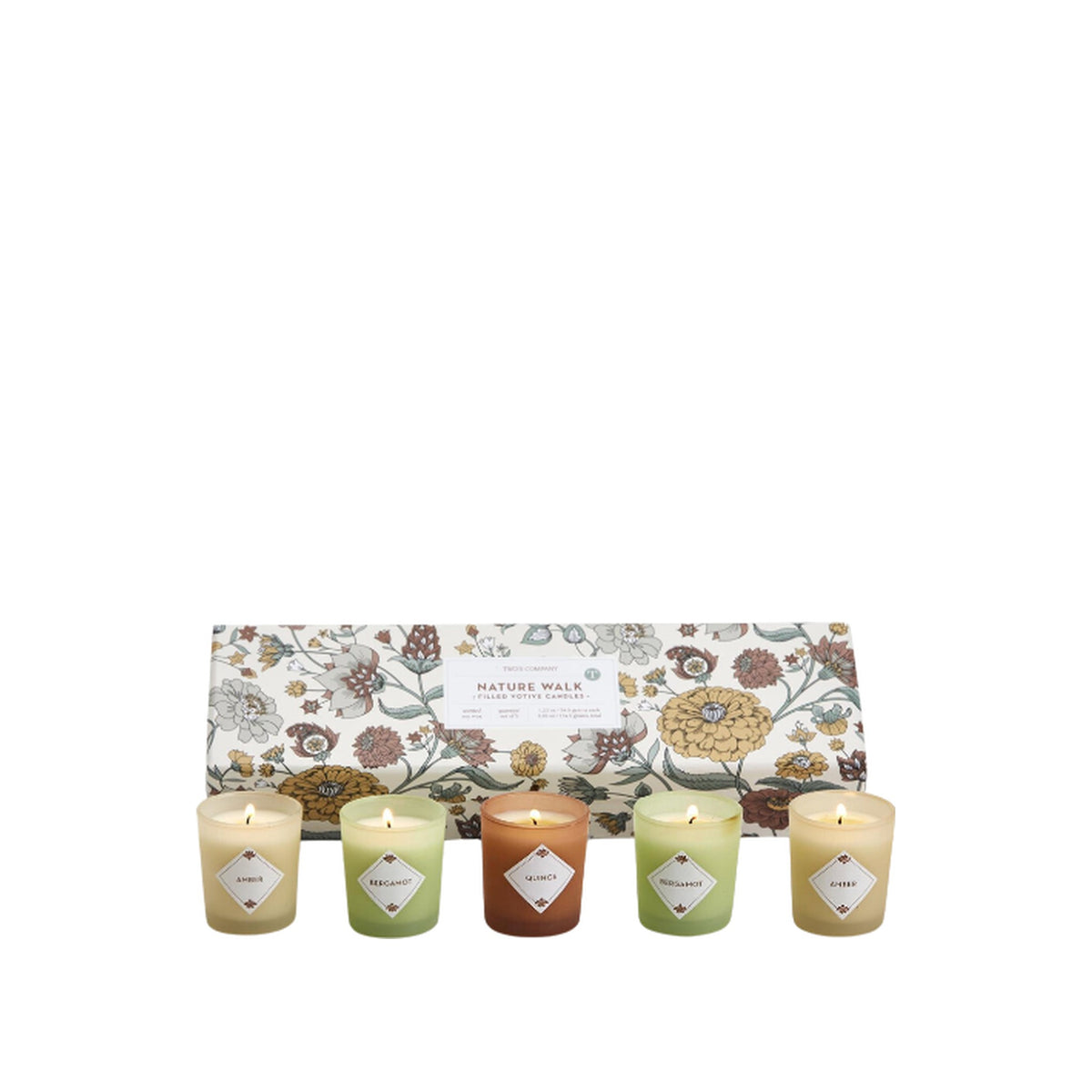 Nature Walk Scented Candle Box, shown on a white background