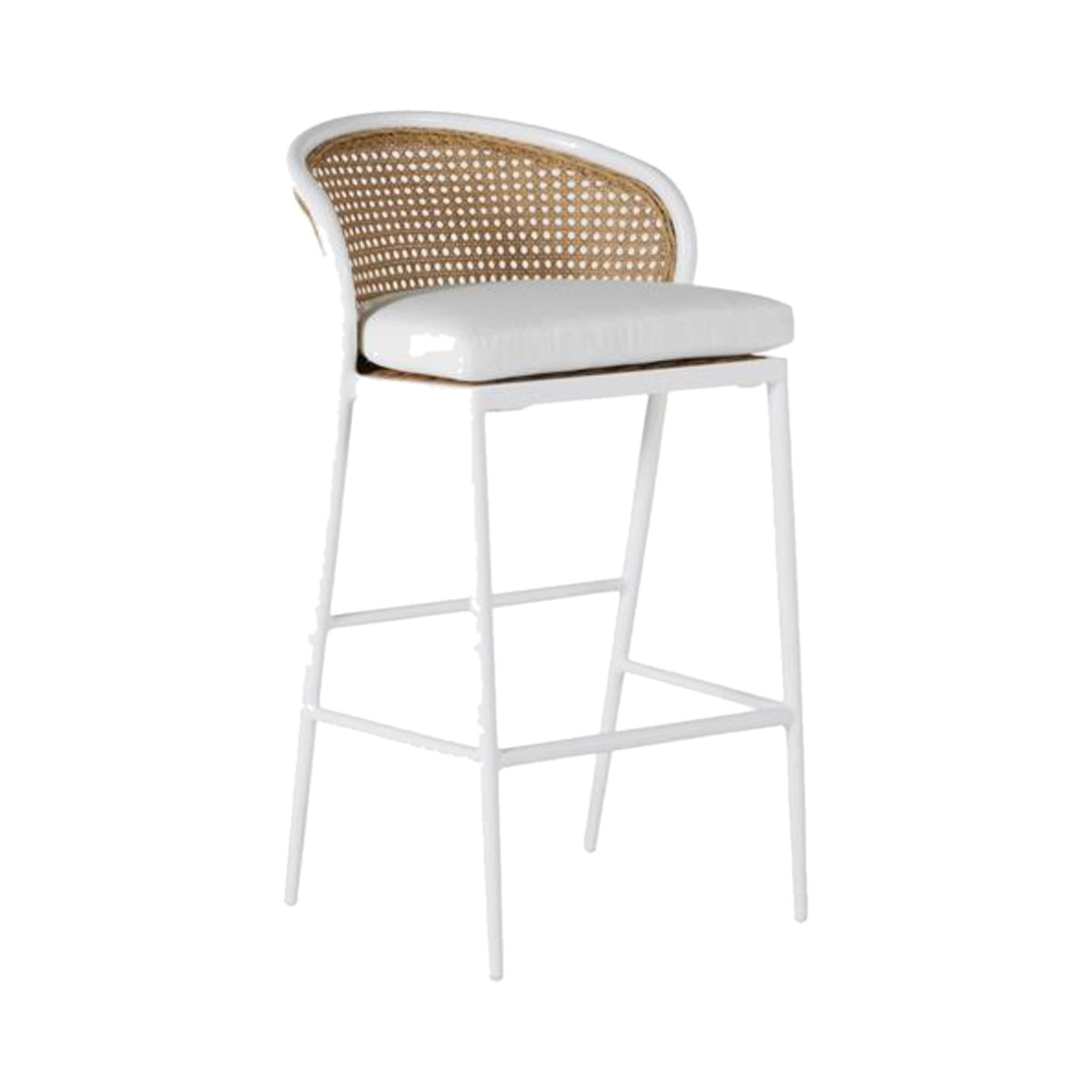Indoor/ Outdoor Wicker Counter & Bar Stools on a white background