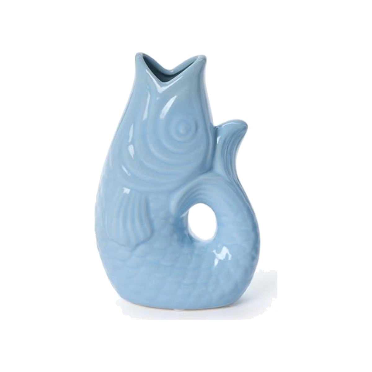 Small Fish Vase, shown on a white background