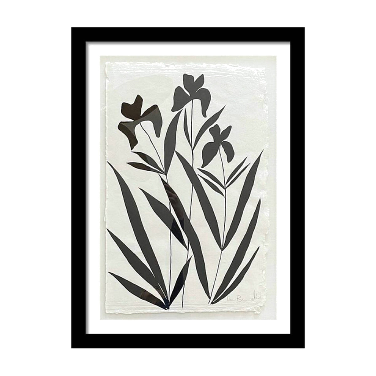 Water Flower 4 by Renée Bouchon, framed art