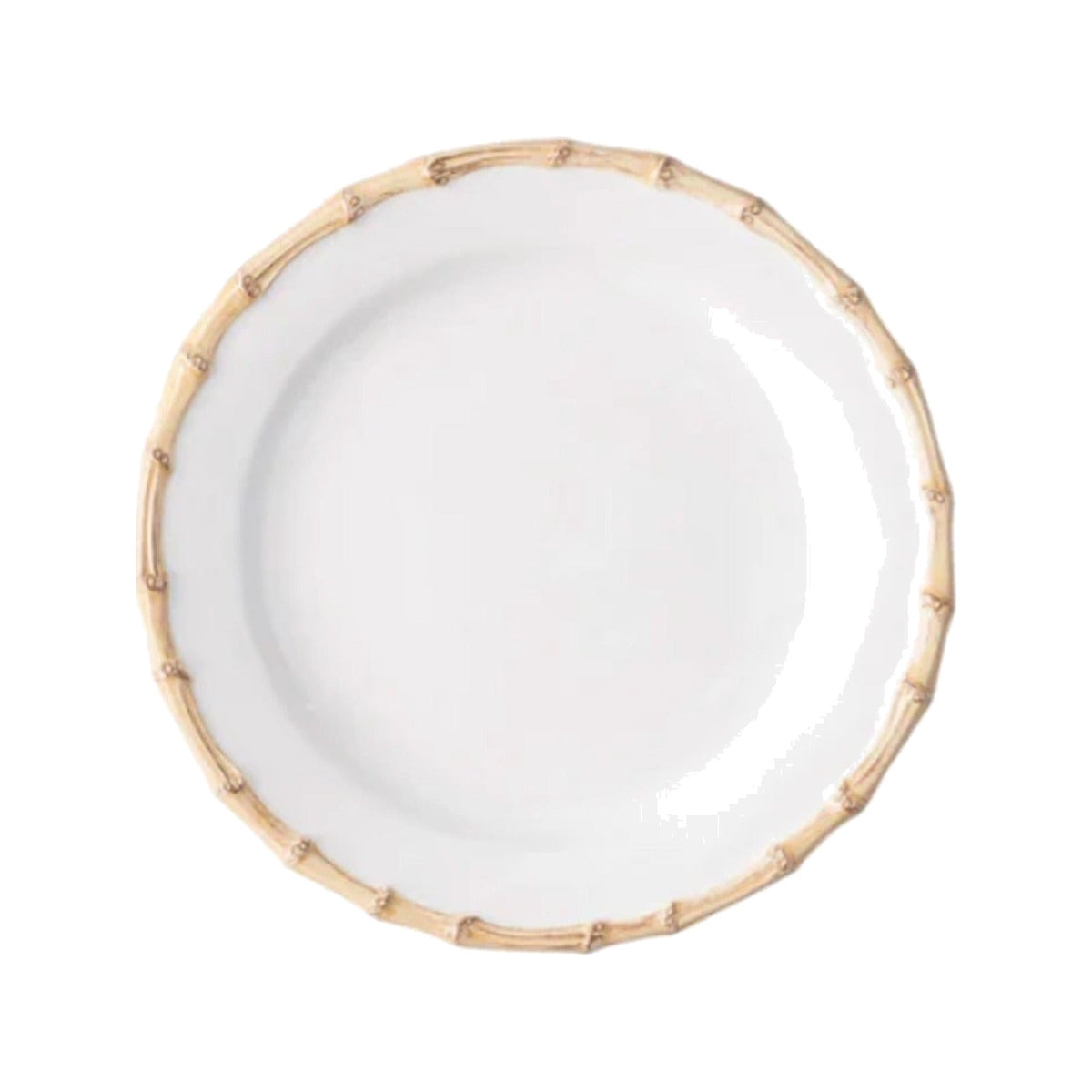 Bamboo Dinner Plate, shown on a white background