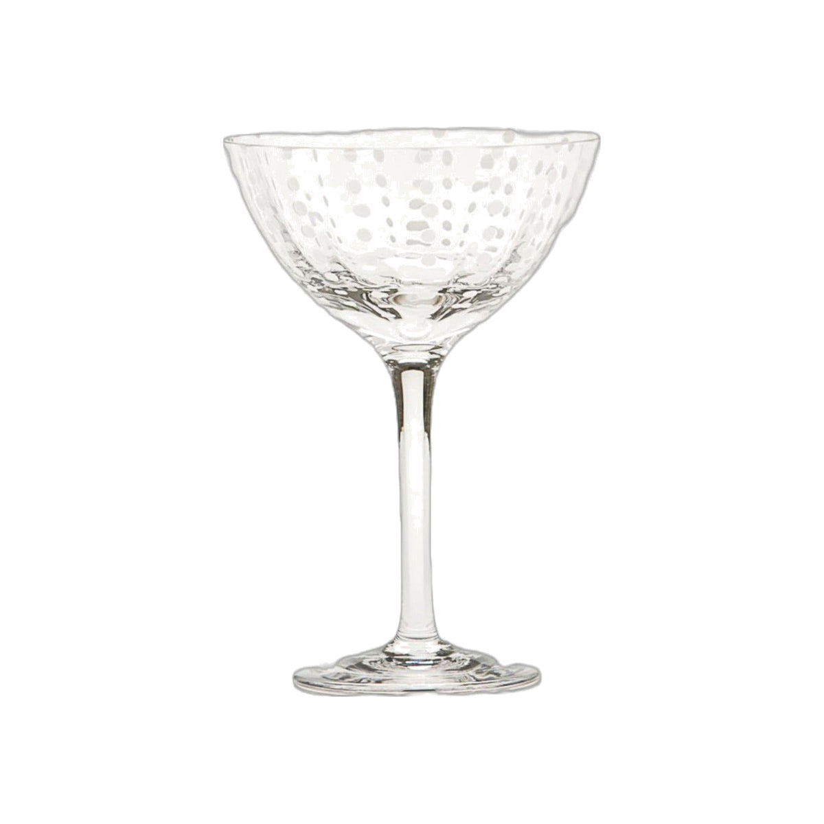 Single Perle Cocktail Goblet, shown alone on a white background