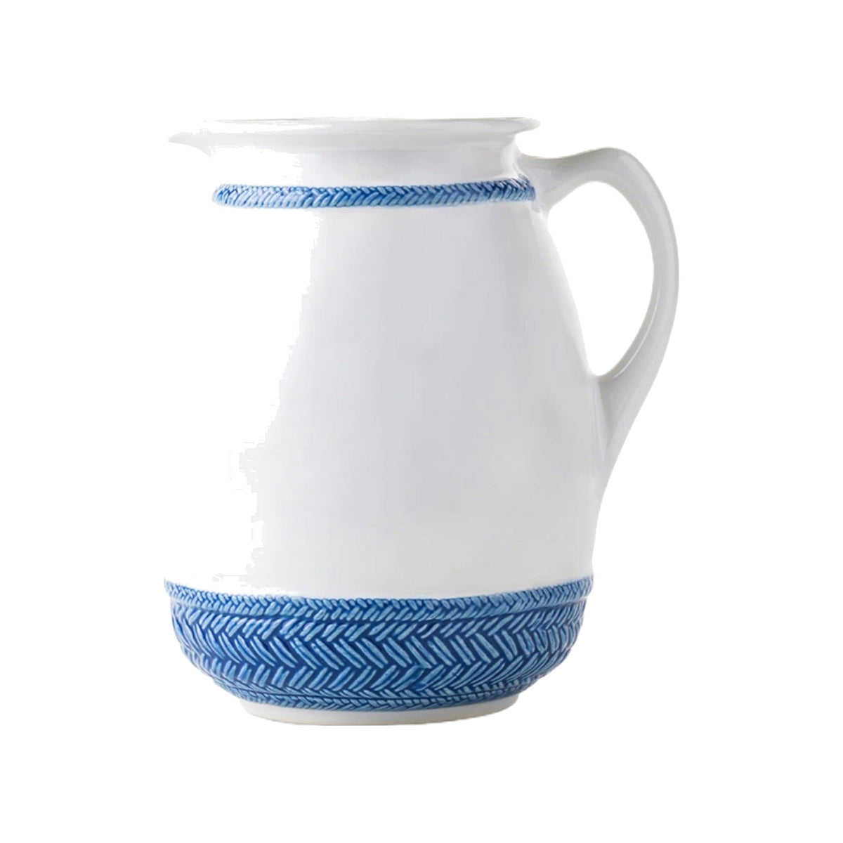 Le Panier Pitcher/Vase, shown alone on a white background