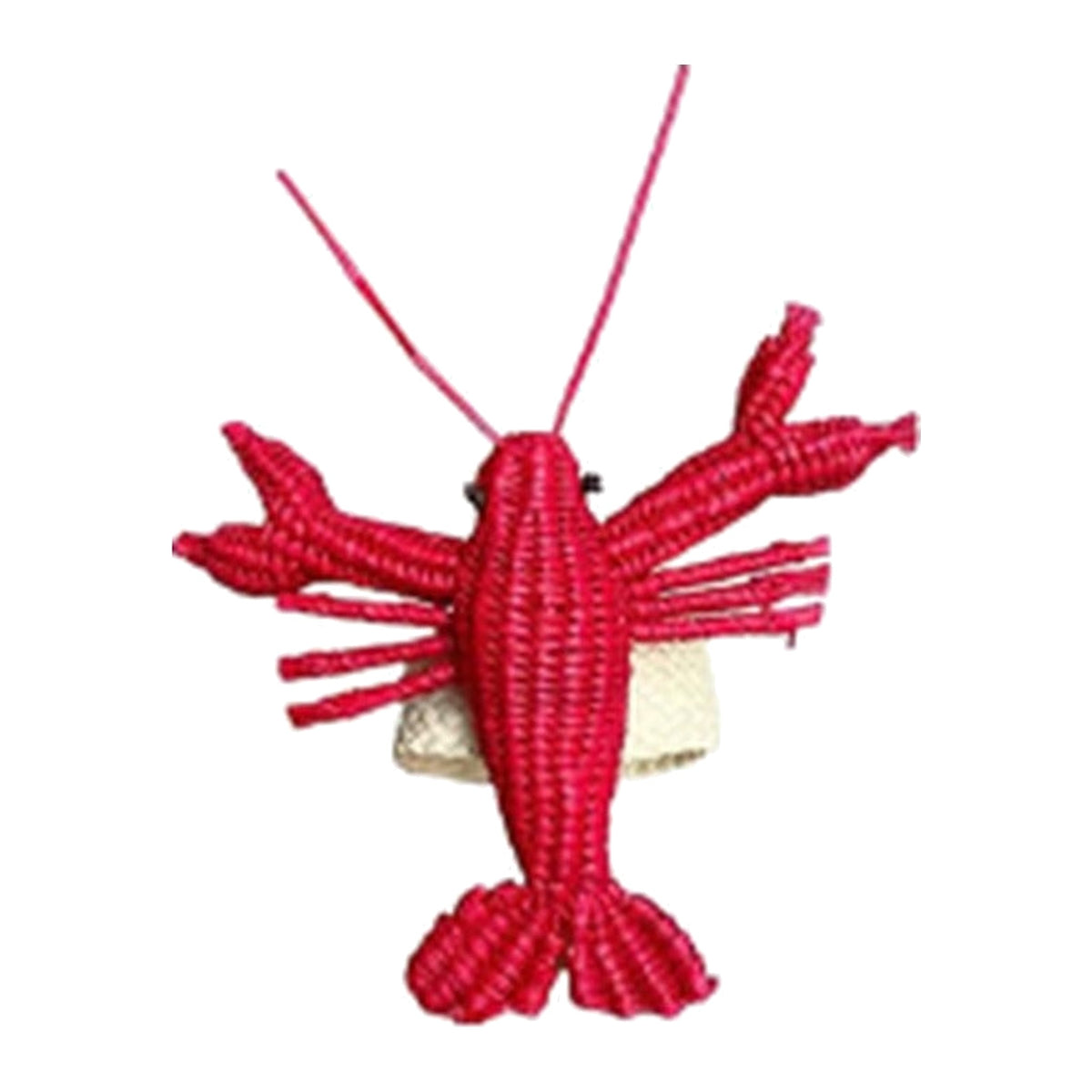 Lobster Napkin Ring, Set of 4, shown on a white background
