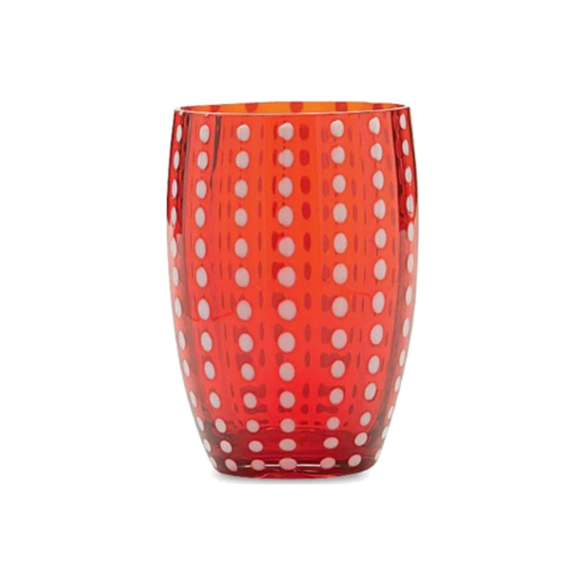 Single Perle Red Tumbler, shown alone on a white background