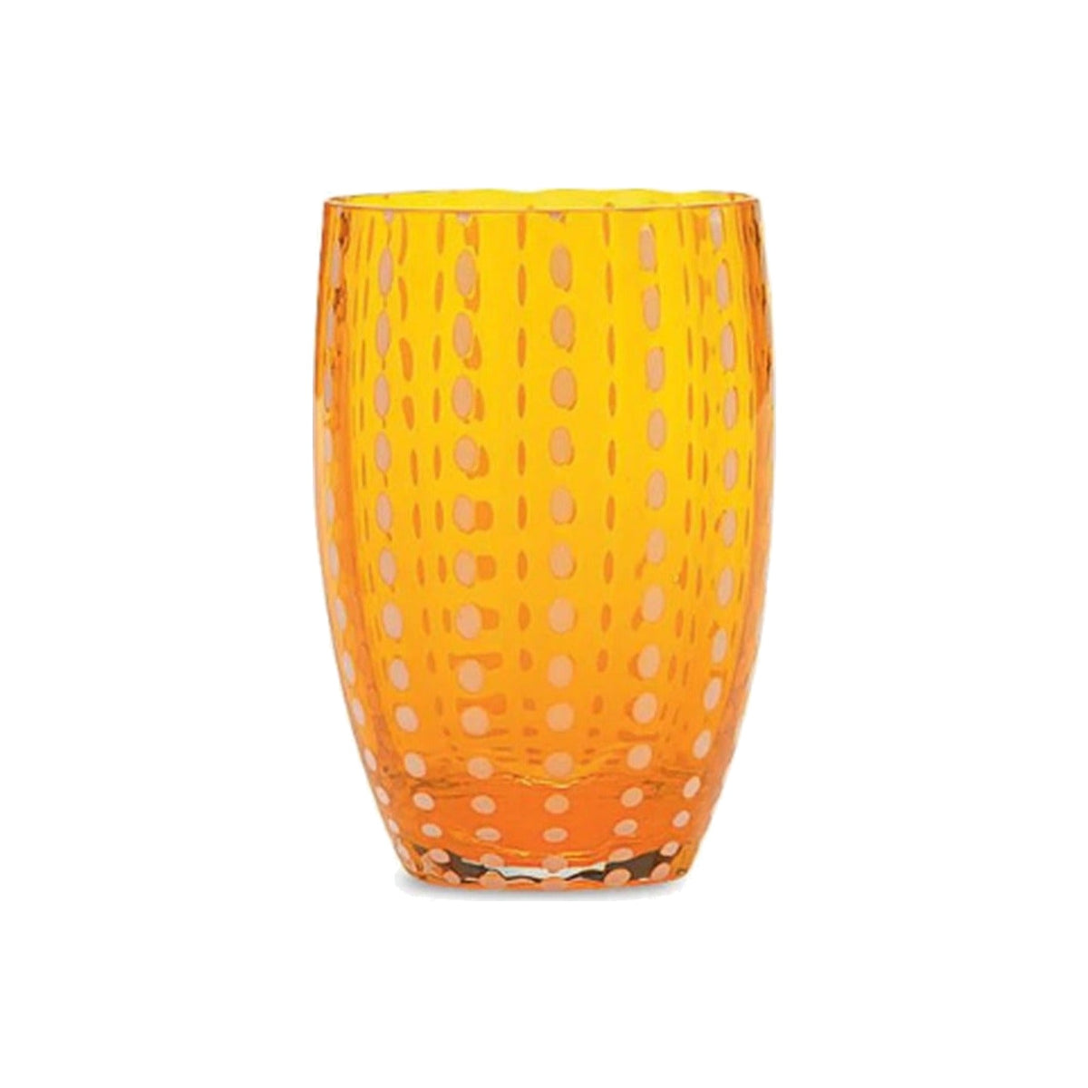 Single Perle Orange Tumbler, shown alone on a white background