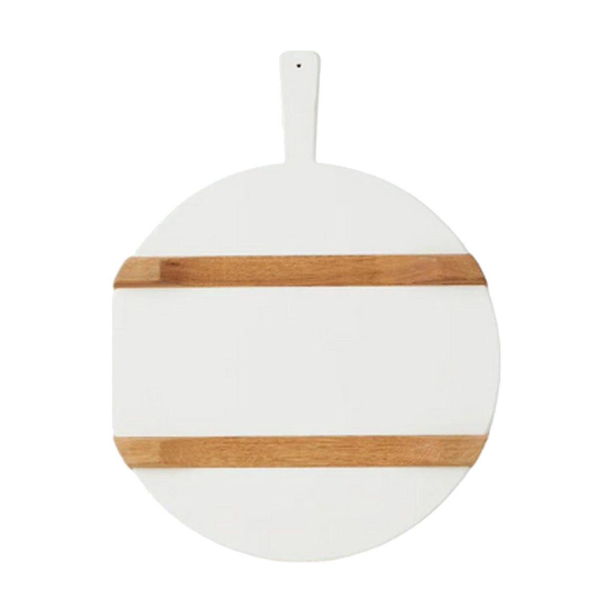 White Round Elevated Charcuterie Board, shown on a white background
