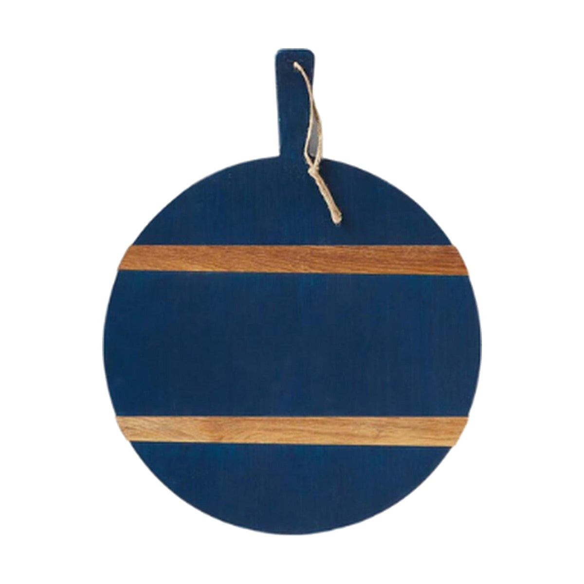 Navy Round Mod Charcuterie Board, shown on a white background