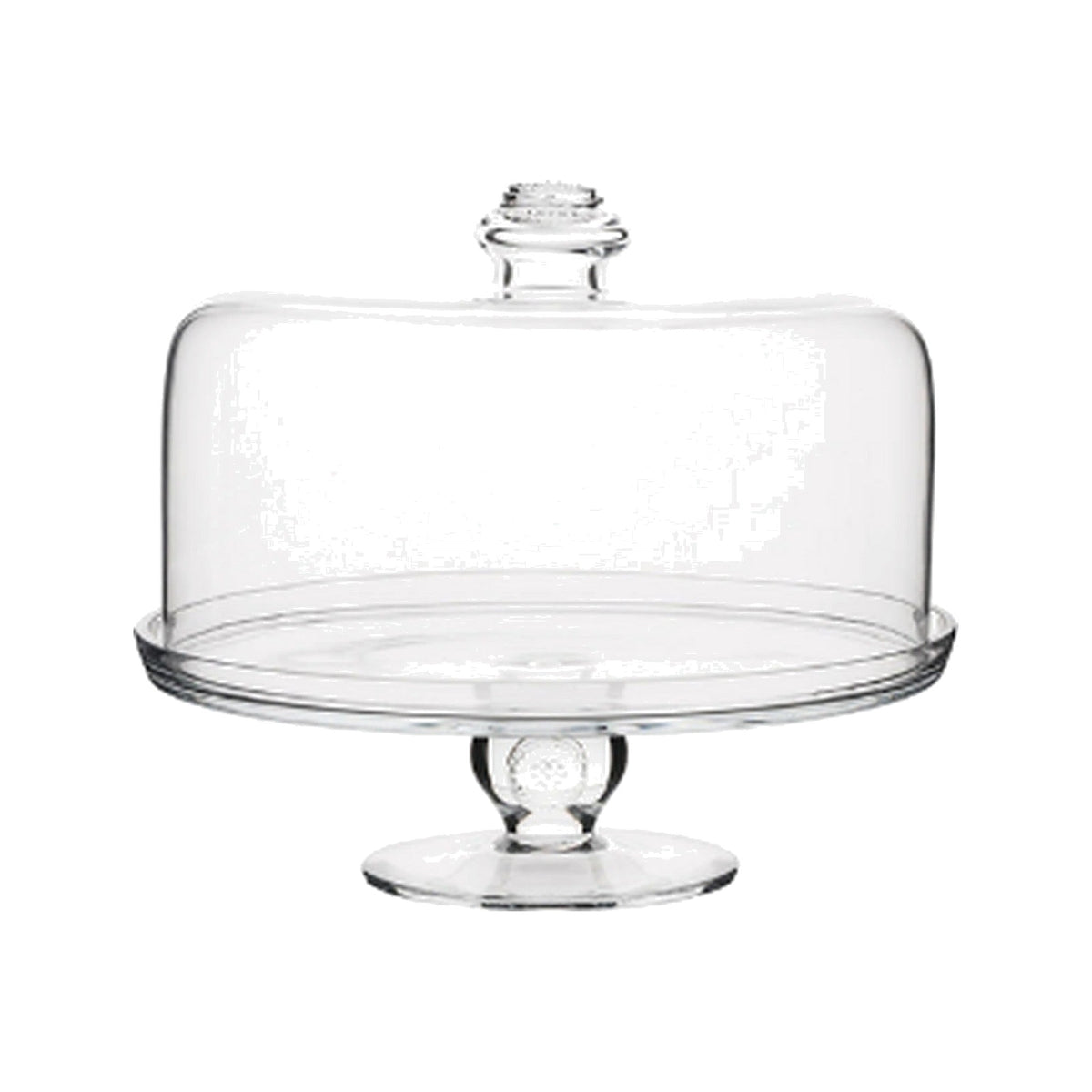 Berry & Thread Cake Dome & Pedestal, shown on a white background
